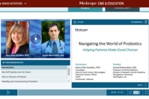 Medscape Webinar on Probiotics - Now Available! 3 medscape webinar e1528101894307