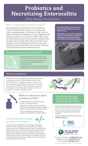 Probiotics and Necrotizing Enterocolitis 5 ProbioticsNEC