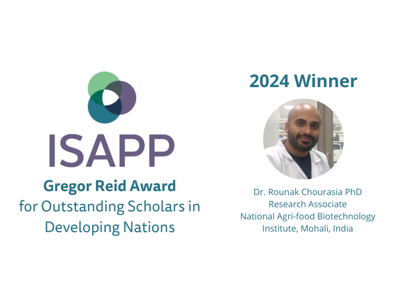 Gregor Reid Award winner 2024 Chourasia